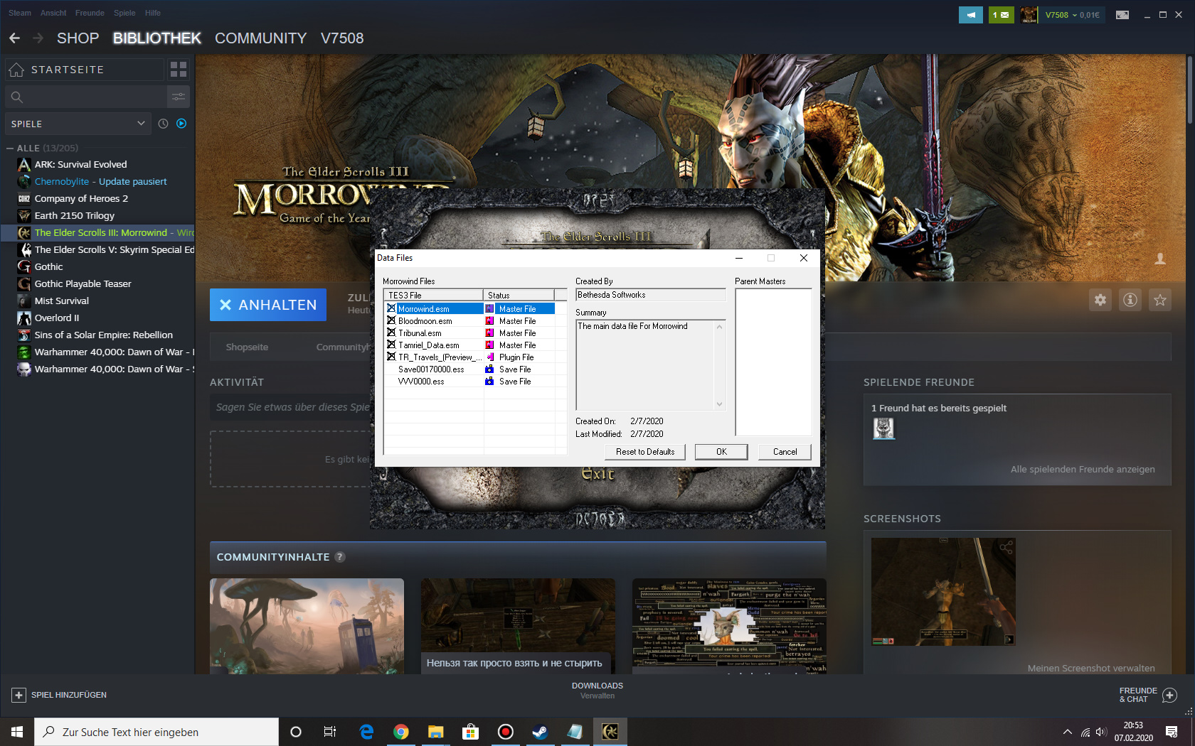how to install tamriel data